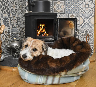Mini Wolf Den - Dog Beds Small Breeds.  