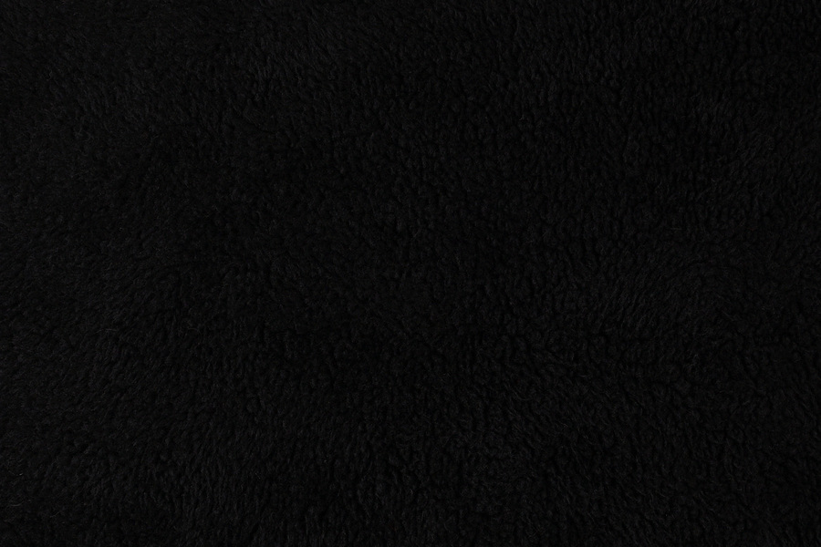 Black Luxury Fleece Optional Washable Dog Bed Cover Colour Swatch
