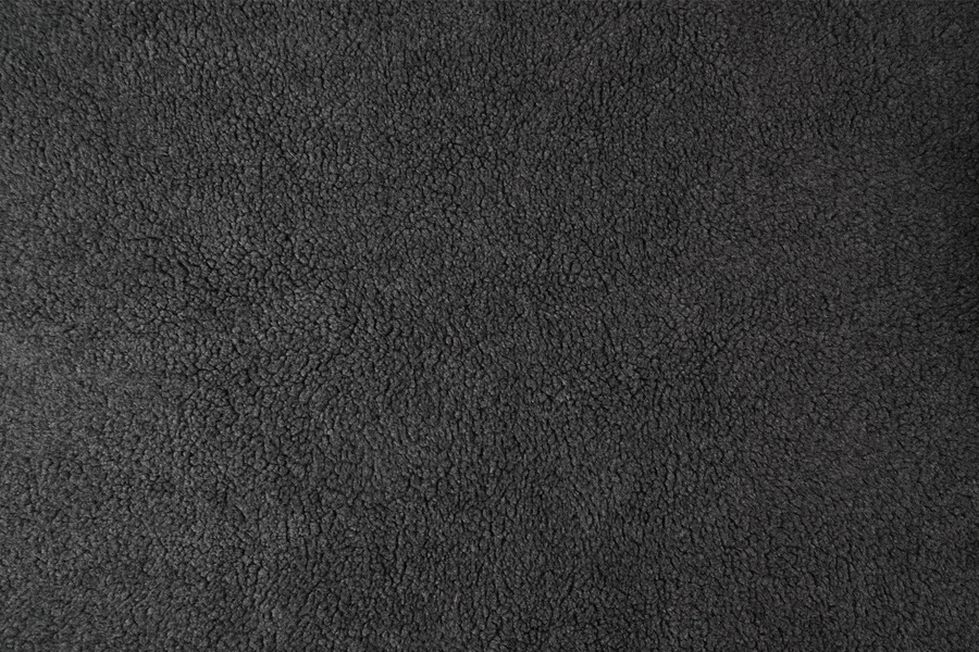 Grey Luxury Fleece Optional Washable Dog Bed Cover Colour Swatch