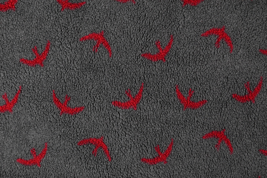 Red Swift luxury Fleece Optional Washable Dog Bed Cover colour swatch
