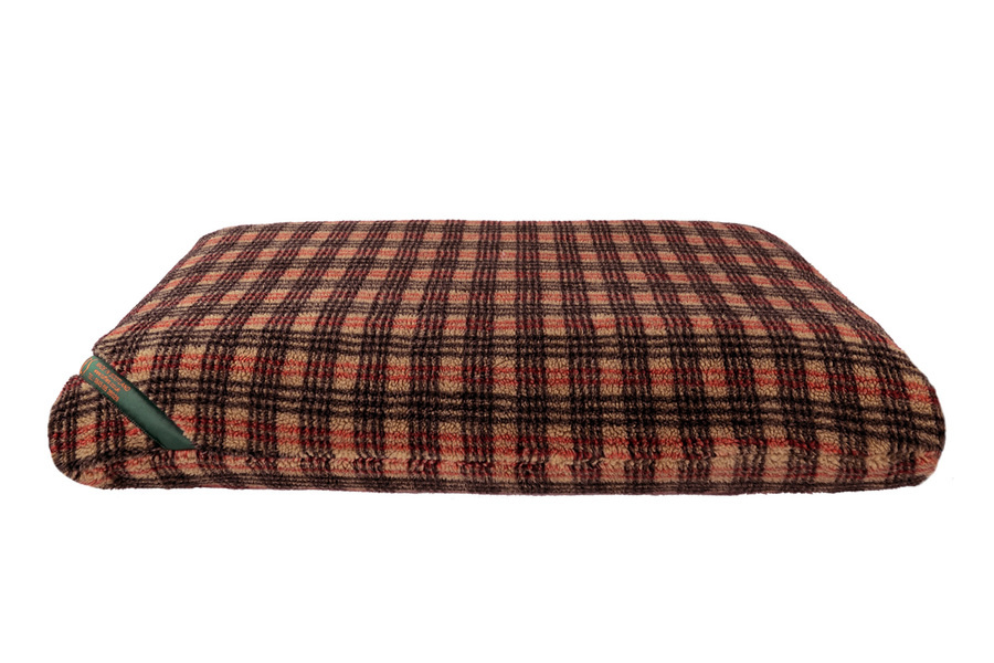 Tweed Luxury Fleece Optional Washable Dog Bed Cover Side View