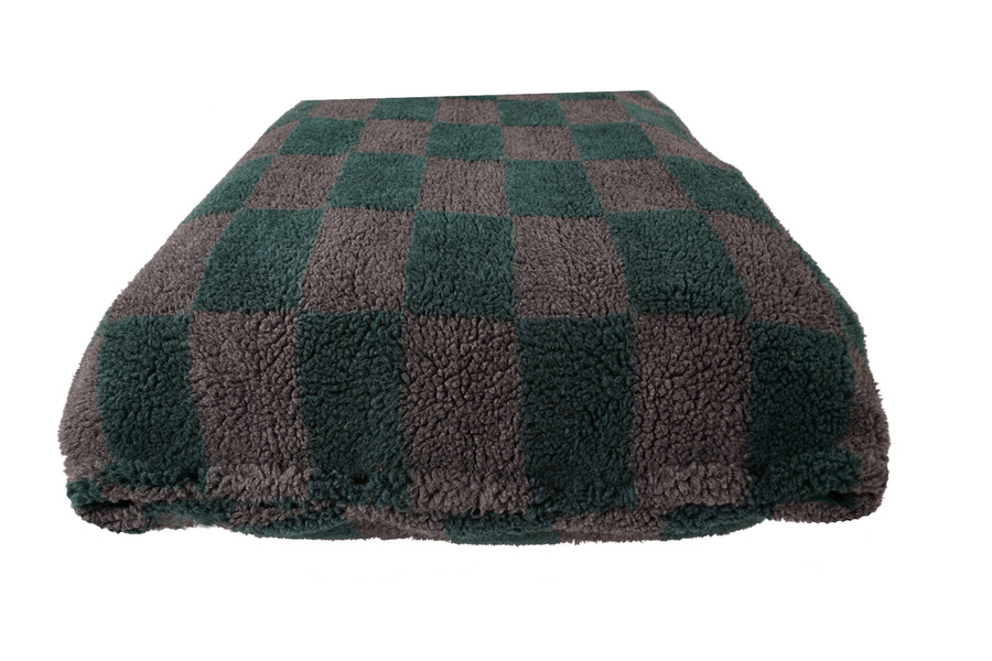 Wild Storm Luxury Fleece Optional Washable Dog Bed Cover End View