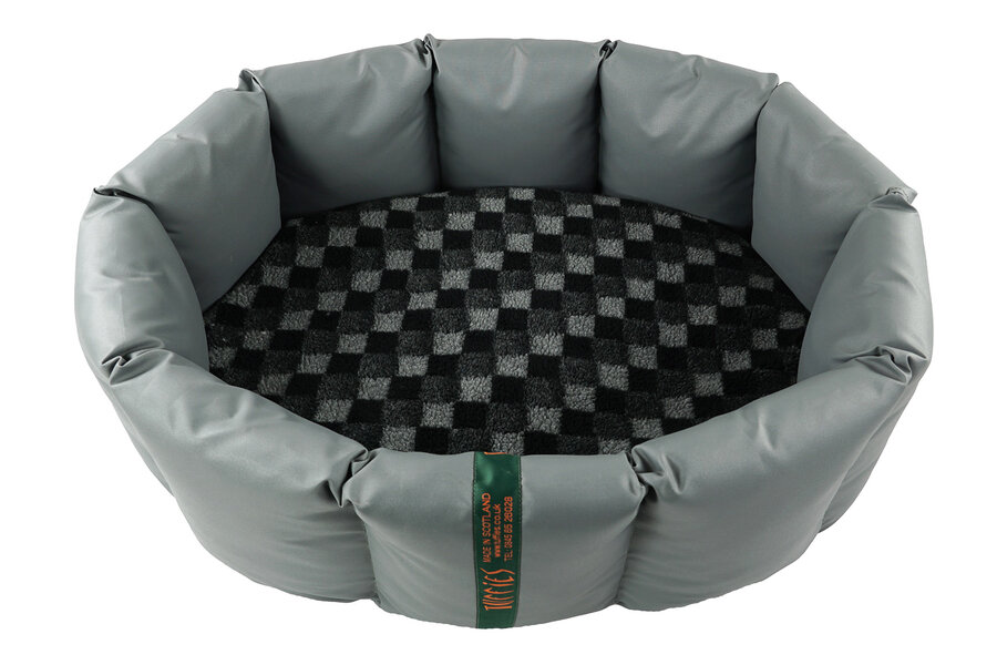 CLEARANCE. Easy Access Extra Large Wipe Clean Grey Nest with Grey Check Thumbnail