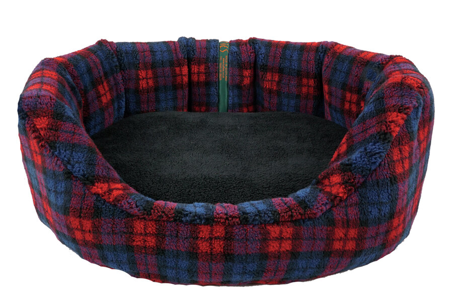CLEARANCE. Medium Easy Access Red Tartan Nest Cover Thumbnail