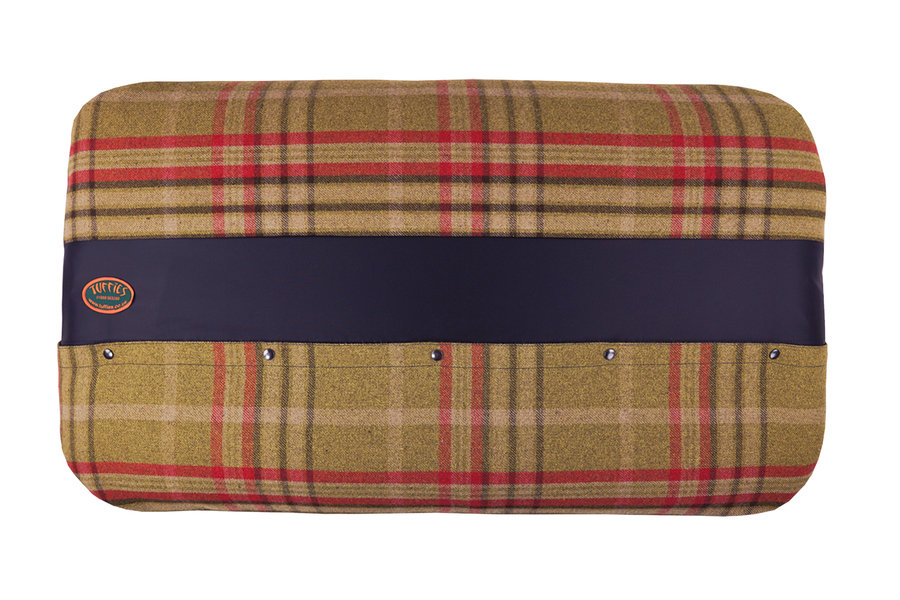 Harvest Optional Washable Highland Tartan Mattress Dog Bed Cover Underneath
