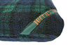 Black Watch Luxury Fleece Optional Washable Dog Bed Cover Corner View