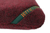 Burgundy Luxury Fleece Optional Washable Dog Bed Cover Corner View