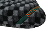 Grey Check Luxury Fleece Optional Washable Dog Bed Cover Corner View