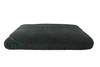 Grey Luxury Fleece Optional Washable Dog Bed Cover Side View