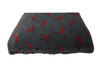 Red Swift luxury Fleece Optional Washable Dog Bed Cover End View