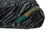 Zebra Print Luxury Fleece Optional Washable Dog Bed Cover Corner View