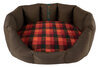 CLEARANCE. Easy Access GIANT Durasoft Chocolate Nest with Autumn Check Thumbnail