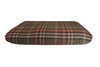 Winter Shade Optional Washable Highland Tartan Mattress Dog Bed Cover Side View
