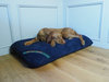 Midnight Navy Luxury Fleece Optional Washable Dog Bed Cover Lifestyle Wire Haired Vizsla
