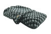Grey Check Luxury Fleece Washable Tunnel Cave Anti Anxiety Dog Bed Cover Side View
