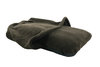 Brown Luxury Fleece Washable Tunnel Cave anti Anxiety Dog Bed Cover Side View