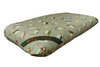 Puffin Print Cotton Twill Optional Washable Dog Bed Cover Corner View