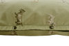 Sage Dog Print Cotton Twill Optional Washable Dog Bed Cover End View