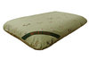 Sage Dog Print Cotton Twill Optional Washable Dog Bed Cover Corner View