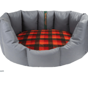 CLEARANCE. Easy Access Small Wipe Clean Grey Nest with Autumn check Thumbnail