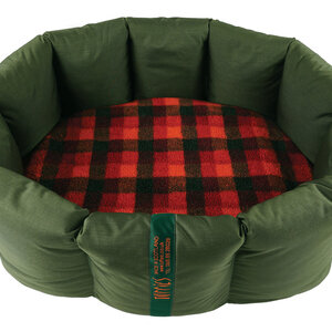 CLEARANCE. Full Large Durasoft Olive Nest with Autumn Check Thumbnail