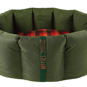 CLEARANCE. Full Large Durasoft Olive Nest with Autumn Check Thumbnail