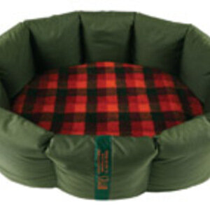 CLEARANCE. Full Large Durasoft Olive Nest with Autumn Check Thumbnail