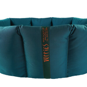 CLEARANCE. Full Medium Durasoft Teal Nest with Autumn Check Thumbnail