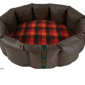 CLEARANCE. Full Medium Wipe Clean chocolate Nest with Autumn check Thumbnail
