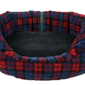 CLEARANCE. Medium Easy Access Red Tartan Nest Cover Thumbnail