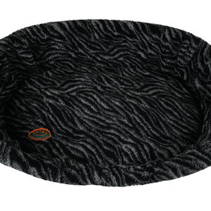 CLEARANCE. Zebra Print 51-55cm Plastic Dog Bed Liner With Pad Thumbnail