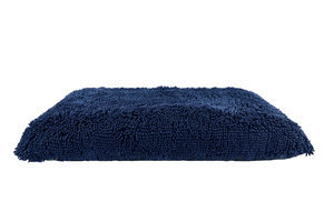 Navy Dog Dryer Optional Washable Quick Drying Dog Bed Cover For Wet Muddy Dogs Side View
