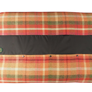 Rose Optional Washable Highland Tartan Mattress Dog Bed Cover Underneath