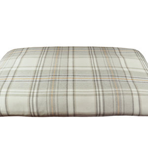 Sprigs Optional Washable Highland Tartan Mattress Dog Bed Cover Tilted View