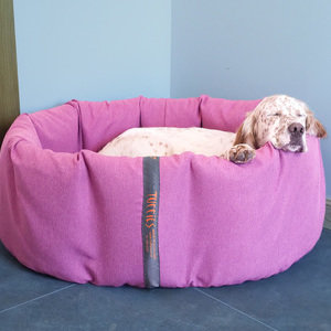 Cherry Blossom Plain Highland Nest Dog Bed Cover Two Part Lifestyle English Setter