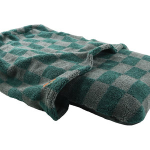 Wild Storm Luxury Fleece Washable Tunnel Cave Anti Anxiety Dog Bed Cover Side View