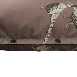 New Pheasant Cotton Twill Optional Washable Dog Bed Cover End View