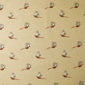 Pheasant Print Cotton Twill Optional Washable Dog Bed Cover Colour Swatch