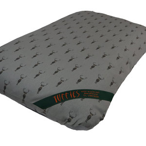 Highland Stag Cotton Twill Optional Washable Dog Bed Cover Corner View